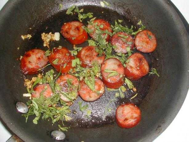 Fried Chorizo with Garlic Recipe